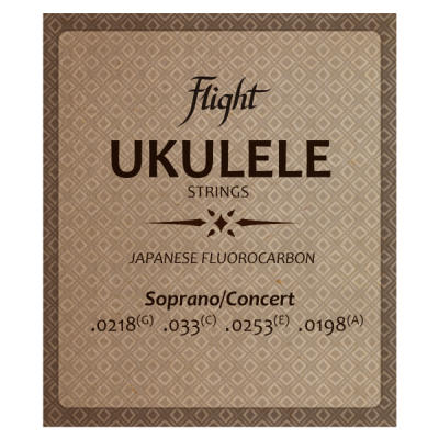 Flight FUSSC100 Флюрокарбоновые струны для укулеле Сопрано/Концерт