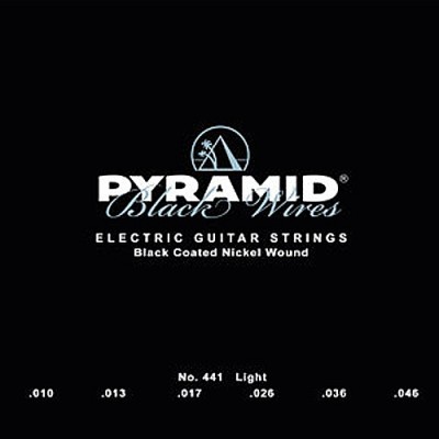 Pyramid 440 Полностью чёрные струны для электрогитары