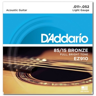 D'Addario EZ910 (11-52) Струни для акустичної гітари