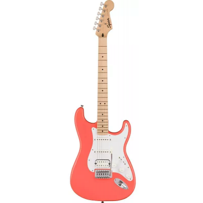 SQUIER SONIC STRATOCASTER HSS MN TAHITY CORAL Електрогітара